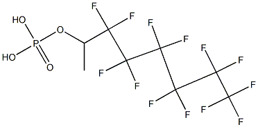 全氟己基乙基磷酸酯, , 结构式