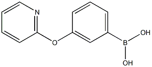 (3-(pyridin-2-yloxy)phenyl)boronic acid Structure