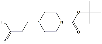 3-[4-(tert-butoxycarbonyl)piperazino]propanoic acid