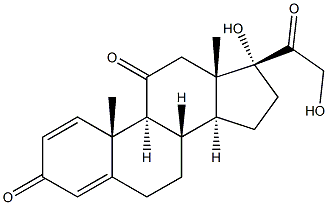 泼尼松杂质B 结构式