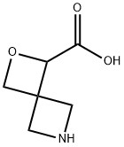 2-oxa-6-azaspiro[3.3]heptane-1-carboxylic acid Struktur