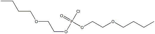 Bis(butoxyethyl)chlorophosphate Structure