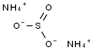 亚硫酸铵, , 结构式