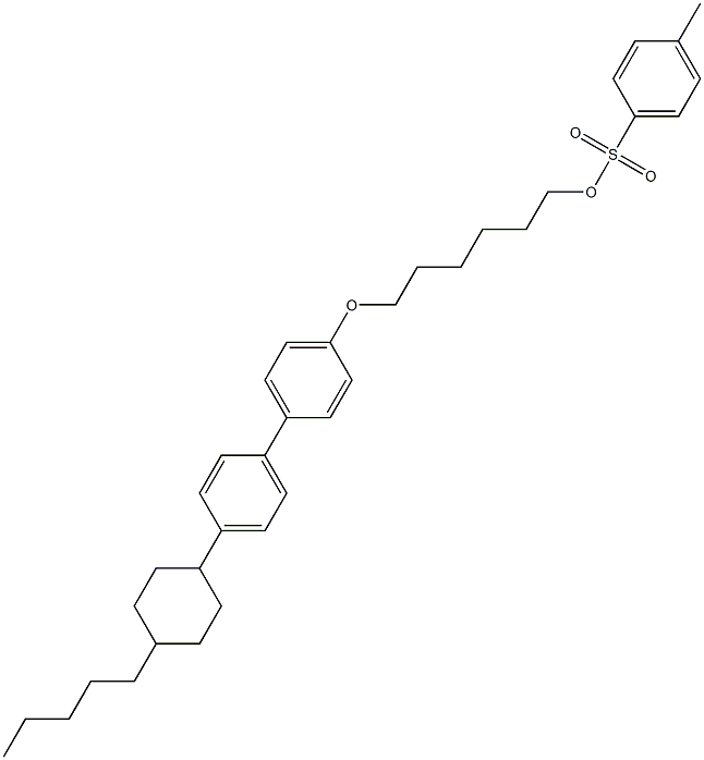  6-((4'-(4-pentylcyclohexyl)[1,1'-biphenyl]-4-yl)oxy)hexyl 4-methylbenzenesulfonate