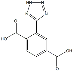 2-（2H-替硝唑-5-基）-对苯二甲酸,,结构式