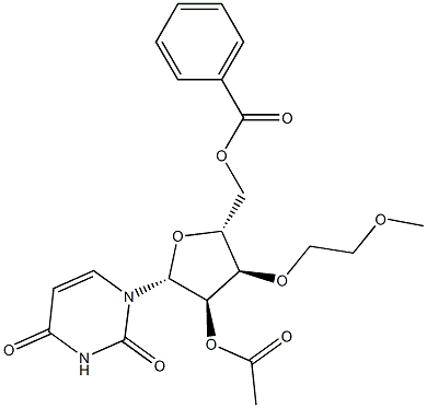 2'-O-Acetyl-5'-O-benzoyl-3'-O-(2-methoxyethyl)uridine
