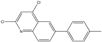 2,4-dichloro-6-p-tolylquinoline Structure