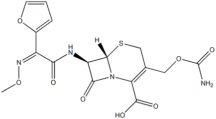 头孢呋辛杂质16 结构式