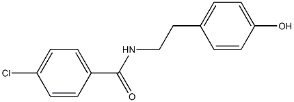 N(p-chlorobenzoyl)tyramine Struktur