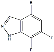 4-bromo-6,7-difluoro-1H-indazole