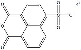 1,8-NAPHTHALIC ANHYDRIDE-4-SULFONIC ACID POTASSIUM SALT Structure