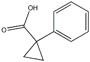 1-PHENYL-CYCLOPROPANECARBOXYLIC ACID 结构式