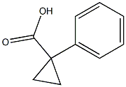 1-PHENYL-CYCLOPROPANECARBOXYLIC ACID Struktur