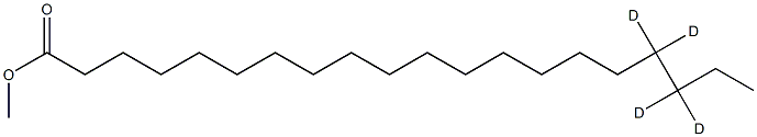 Arachidic Acid-17,17,18,18-D4 Methyl Ester 结构式