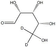 D-Ribose-5,5-D2,,结构式