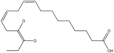 Linolenic Acid-15,16-D2 Structure