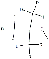 tert-Butyl Methyl-D9 Ether Structure