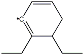 1,2-DIETHYLPHENYL 结构式