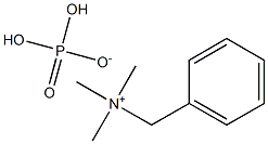 苄基三甲基磷酸二氢铵, , 结构式