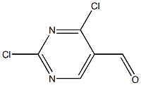 2,4-二氯嘧啶-5-甲醛, , 结构式