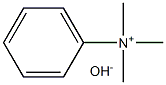 Phenyltrimethylammonium hydroxide 化学構造式