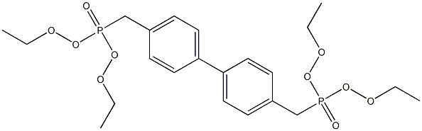 4,4'-双(二乙氧基磷酰甲基)联苯,,结构式