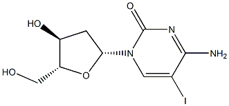 5-iodo-2'-deoxycytidine Struktur