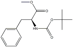 BOC-L-丙氨酸甲酯, , 结构式