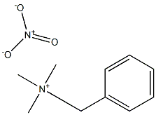 苄基三甲基硝酸铵,,结构式