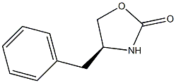 (S)-(-)-4-苯甲基-2-噁唑烷酮, , 结构式
