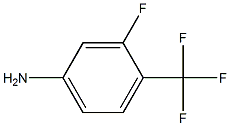 3-氟-4-三氟甲基苯胺, , 结构式