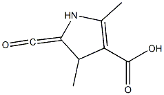 5-Carbonyl-2,4-Dimethyl-1H-pyrrole-3-carboxylic acid Structure