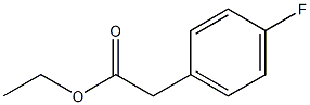 P-Fluorophenyl ethyl acetate Struktur