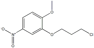 1-methoxy-2-(3-chloropropoxy)-4-nitrobenzene Structure
