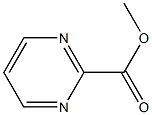 Methyl 2-pyrimidinecarboxylate Struktur