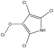 (R)-3-hydroxytetrachloropyrrole Structure