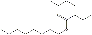 蜡酸辛酯,,结构式