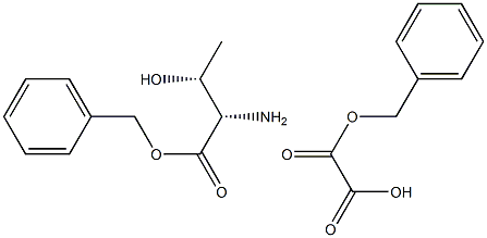 L-threonine dibenzyl ester oxalate Structure