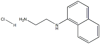 N-1-naphthylethylenediamine hydrochloride Struktur