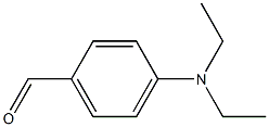 P-[N,N-diethyl]aminobenzaldehyde 化学構造式