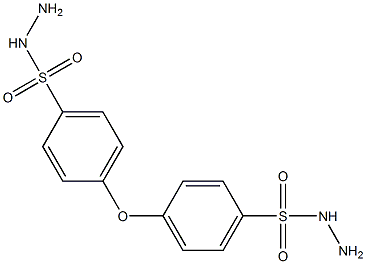 4,4'-oxybisbenzenesulfonyl hydrazide 化学構造式