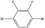 1,4-Dibromo-2,3-difluorobenzene 化学構造式