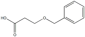 3-苄氧基丙酸, , 结构式