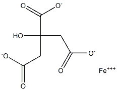 枸橼酸铁胺, , 结构式