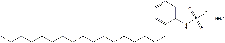 AMMONIUMHEPTADECYLBENZENESULFOMATE Struktur