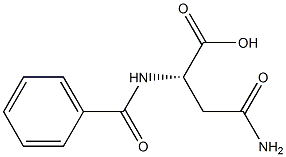 N-Benzoyl-l-asparagine,,结构式