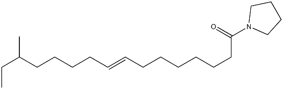 Pyrrolidine, 1-(1-oxo-14-methyl-8-hexadecenyl)-