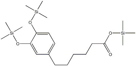  Trimethylsilyl 6-(3,4-bis[(trimethylsilyl)oxy]phenyl)hexanoate