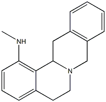 N-methylberbamine Struktur