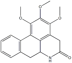 1,2,3-trimethoxy-5-oxonoraporphine